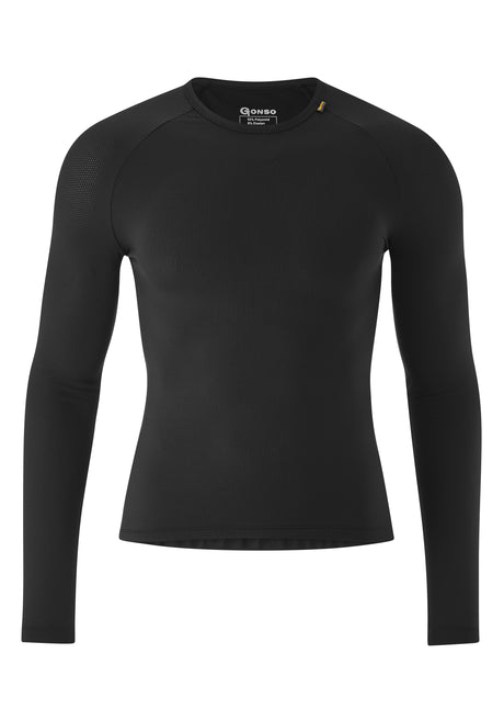 Gonso Base Shirt Longsleeve Heren Zwart