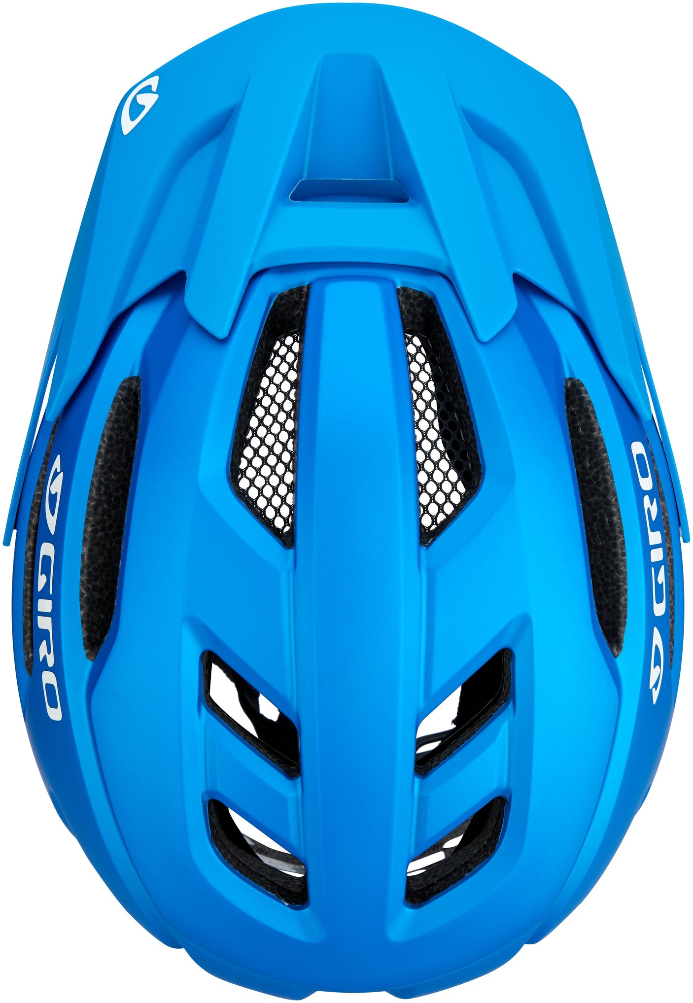 Giro Fixture II Y helm mat ano blauw
