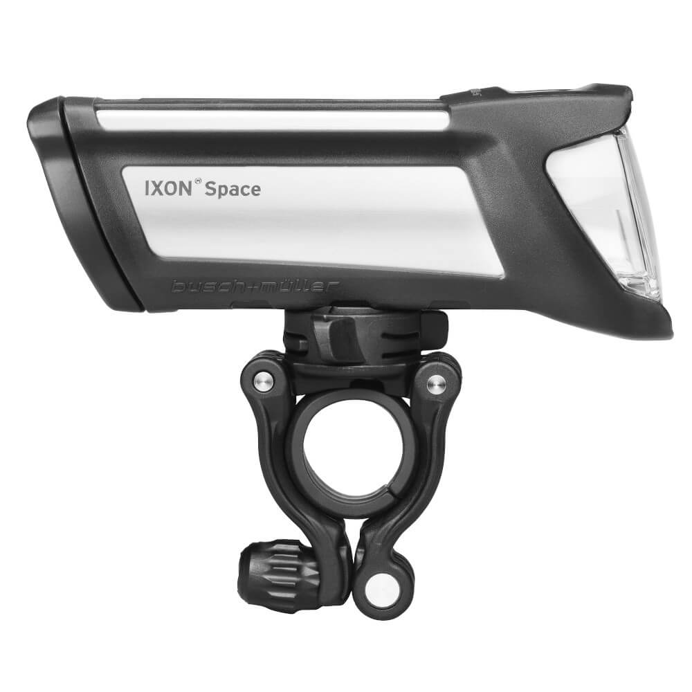 Busch + Müller Ixon Space LED accu koplamp zwart