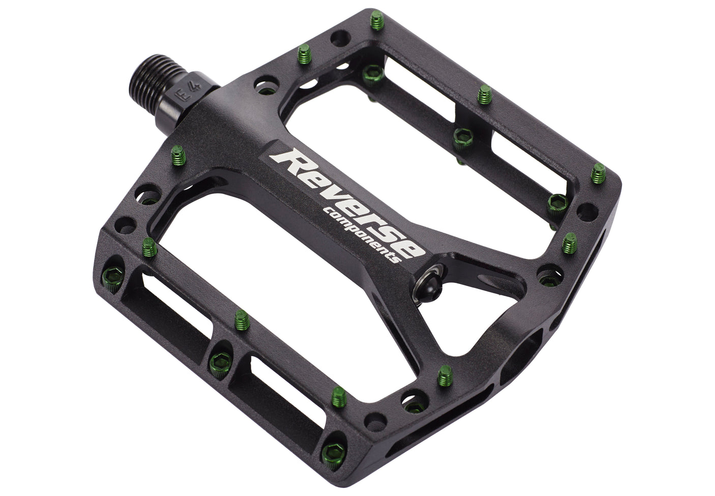 Reverse Black One pedaal zwart/donker groen