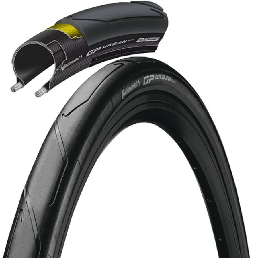 Continental GrandPrix Urban vouwband 28x1.35" zwart
