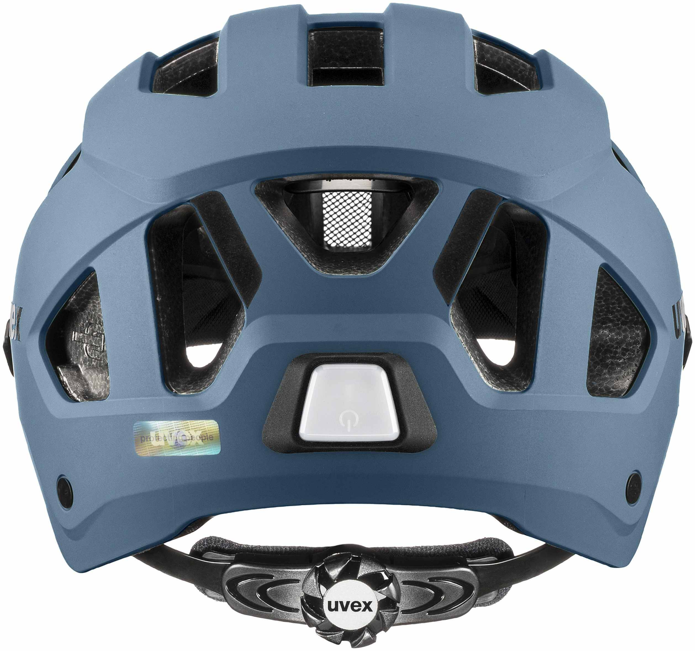 uvex Stride Vizier City-helm Steenblauw Mat