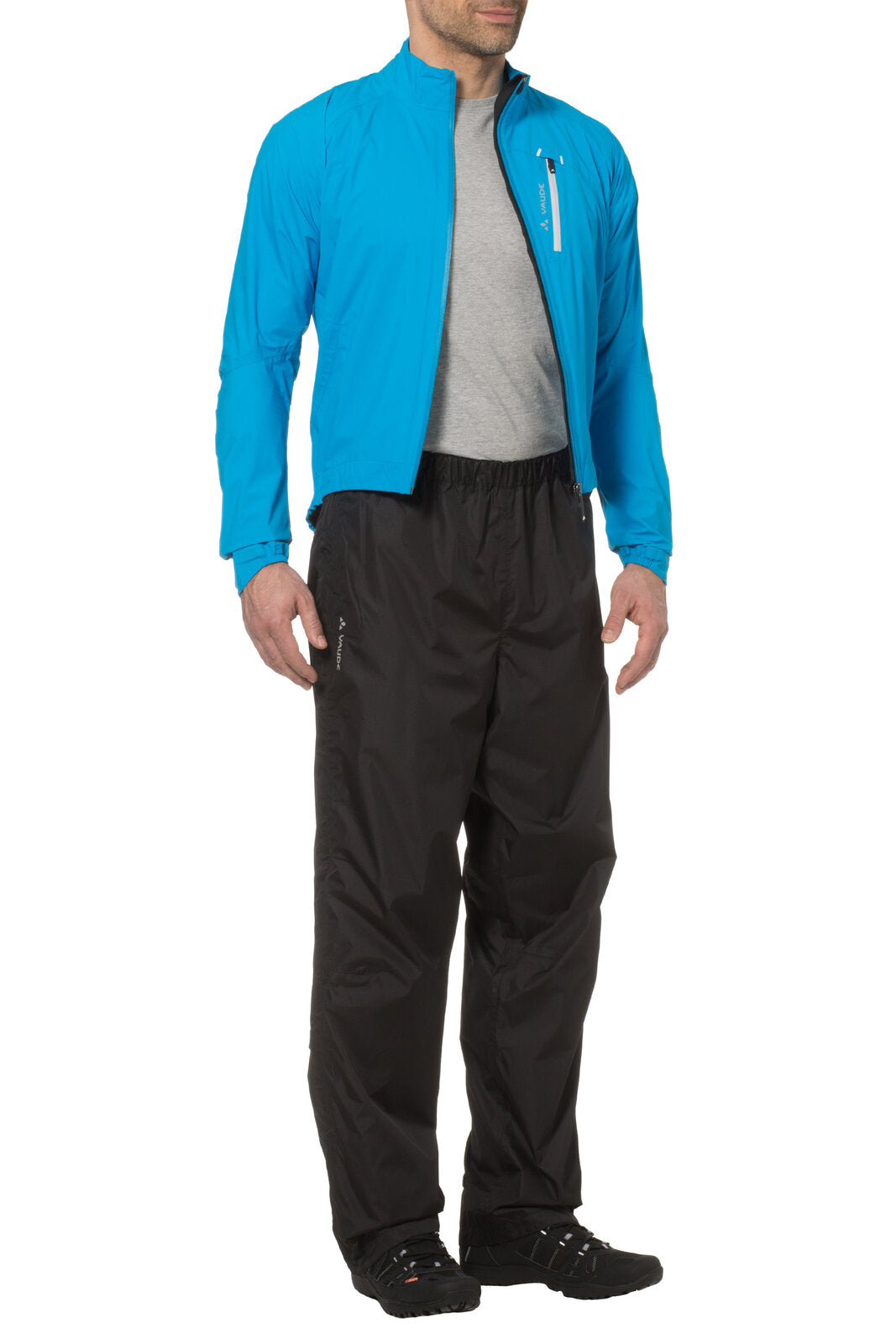 VAUDE Fluid II Full-Zip broek heren zwart