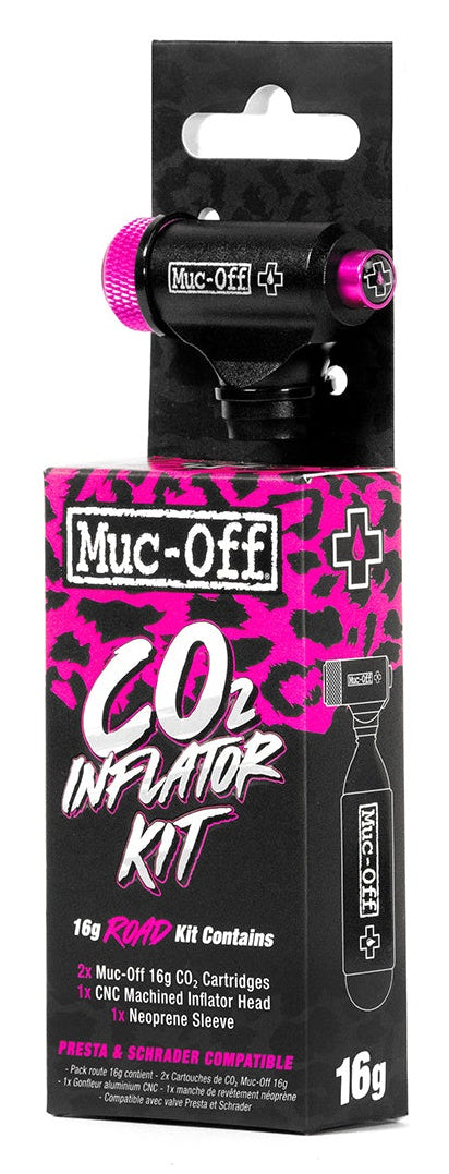 Muc-Off Road Inflator Kit zwart/roze