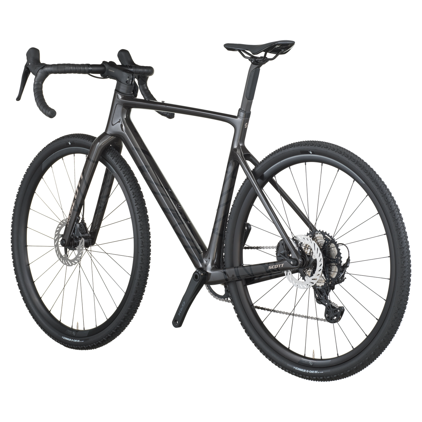 Scott Addict Gravel 30 carbon zwart