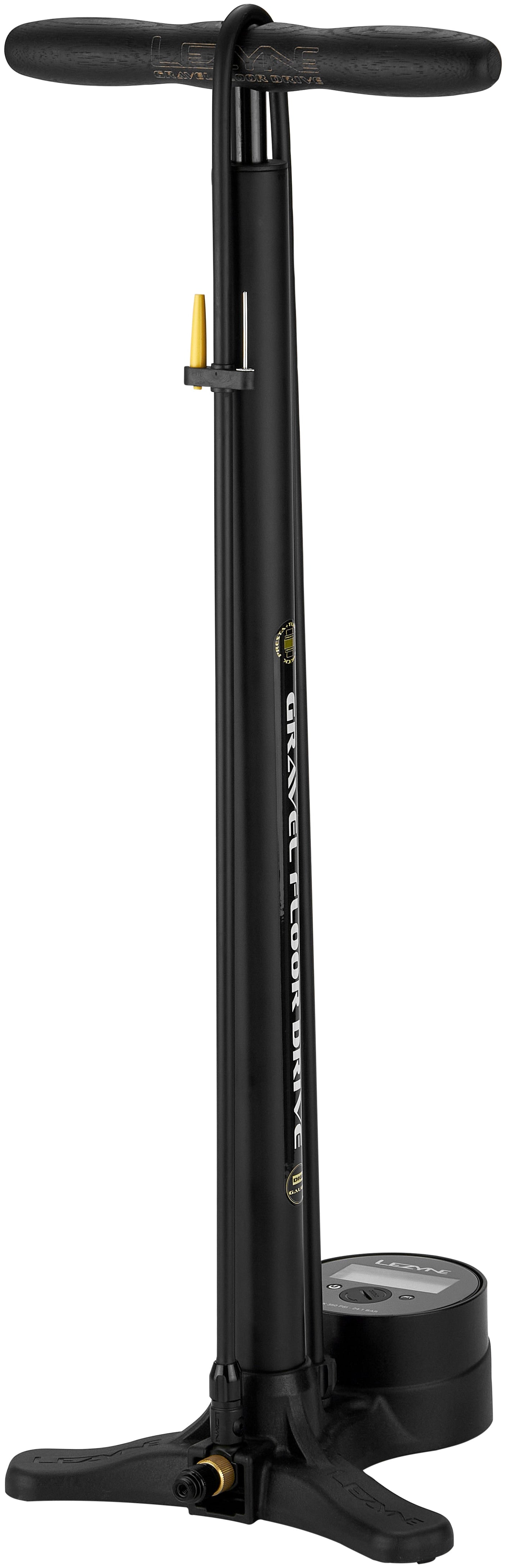 Lezyne Gravel Digital Drive Standpomp zwart