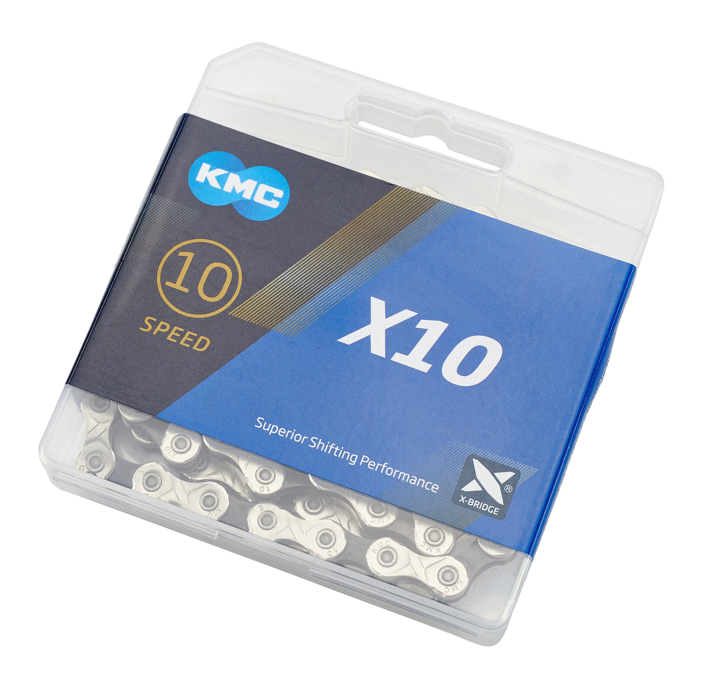 KMC X10 ketting 10-speed zilver/zwart