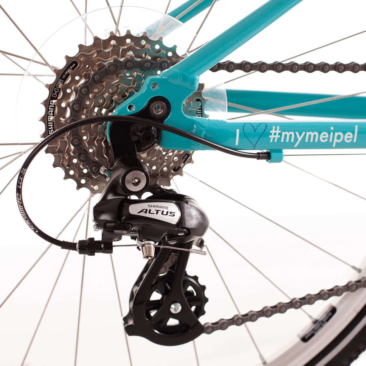 Meipel LITE Urban Kid Bike 24" Aquablauw/Wit (2025)