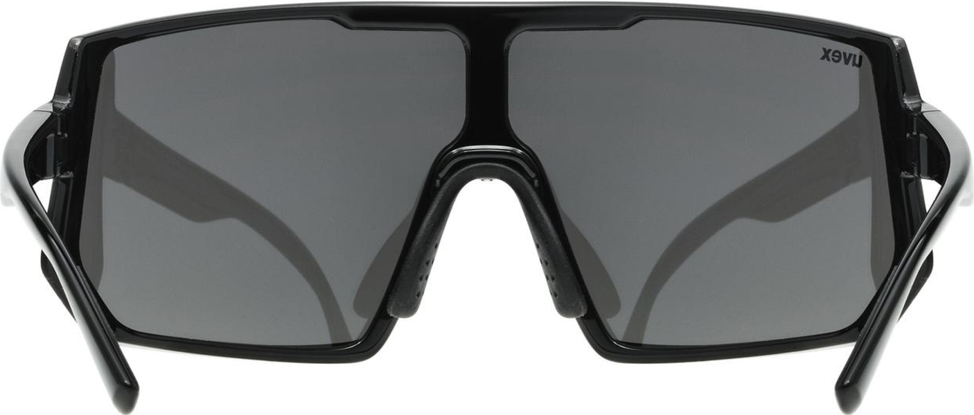 uvex Sportstyle 235 fietsbril Zwart / Spiegel Zilver