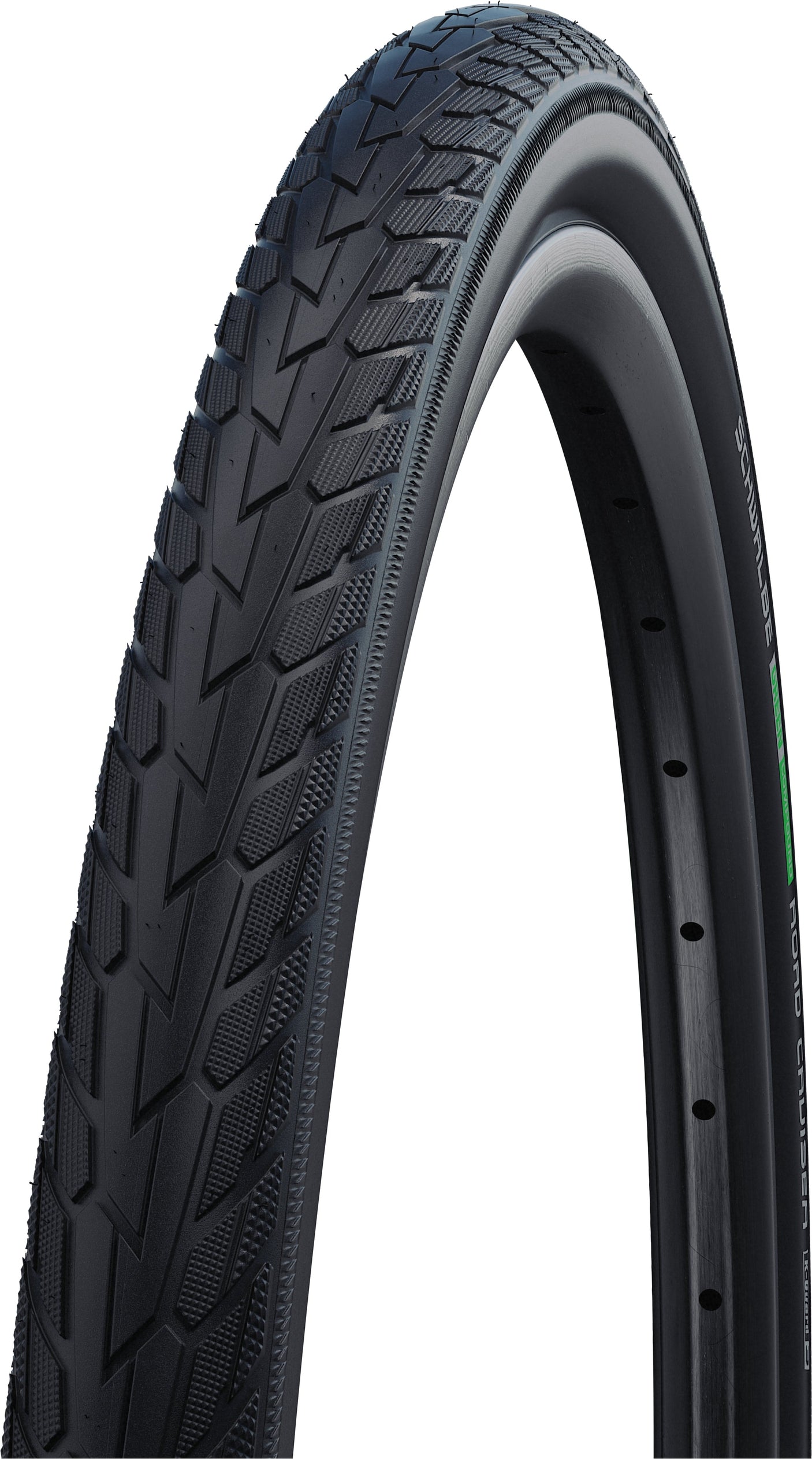 Schwalbe Road Cruiser Draadband 12x2.00" Active TwinSkin K-Guard Groen