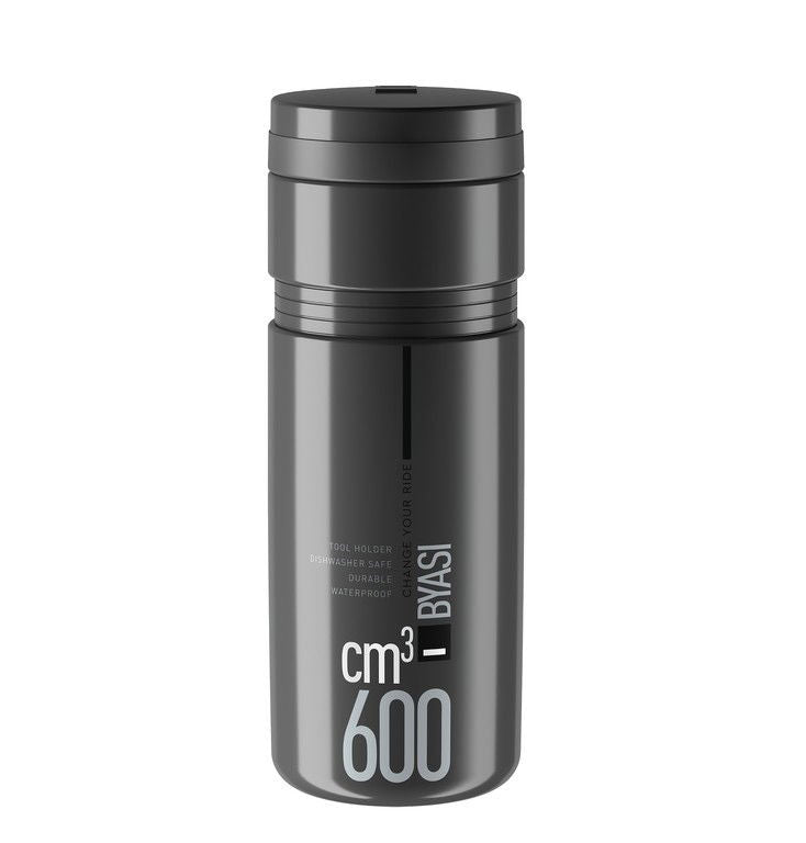 Elite Byasi Tool Bottle 600cm³ donkergrijs