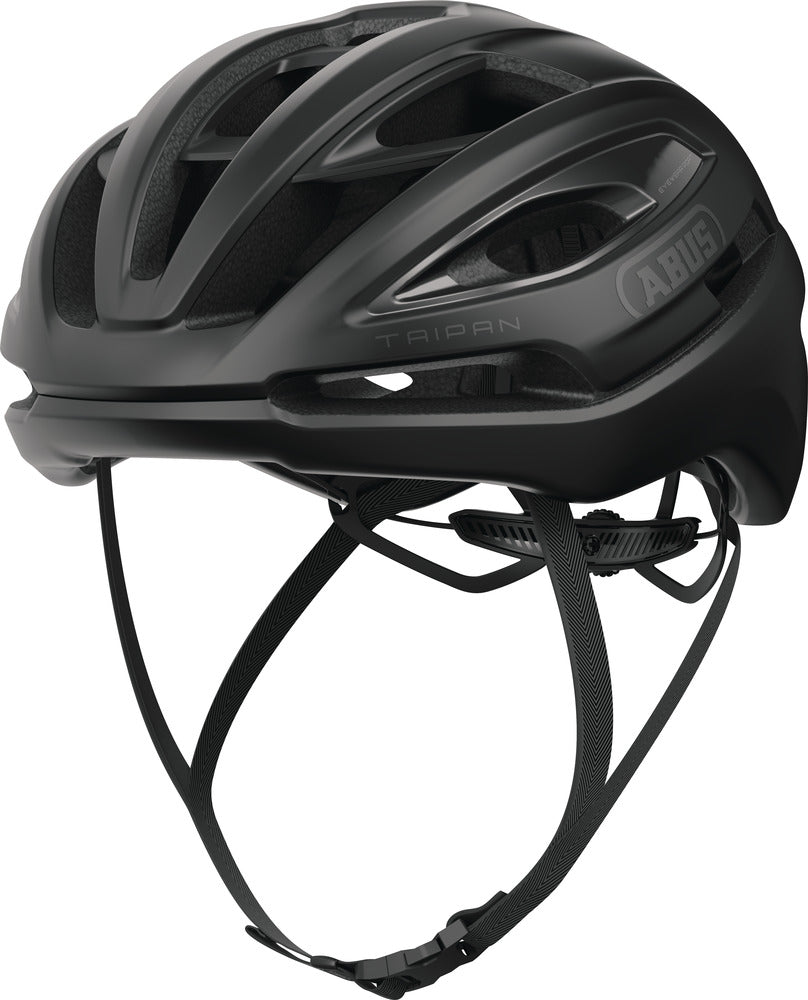Abus TAIPAN LED Gravel Helm fluweel zwart