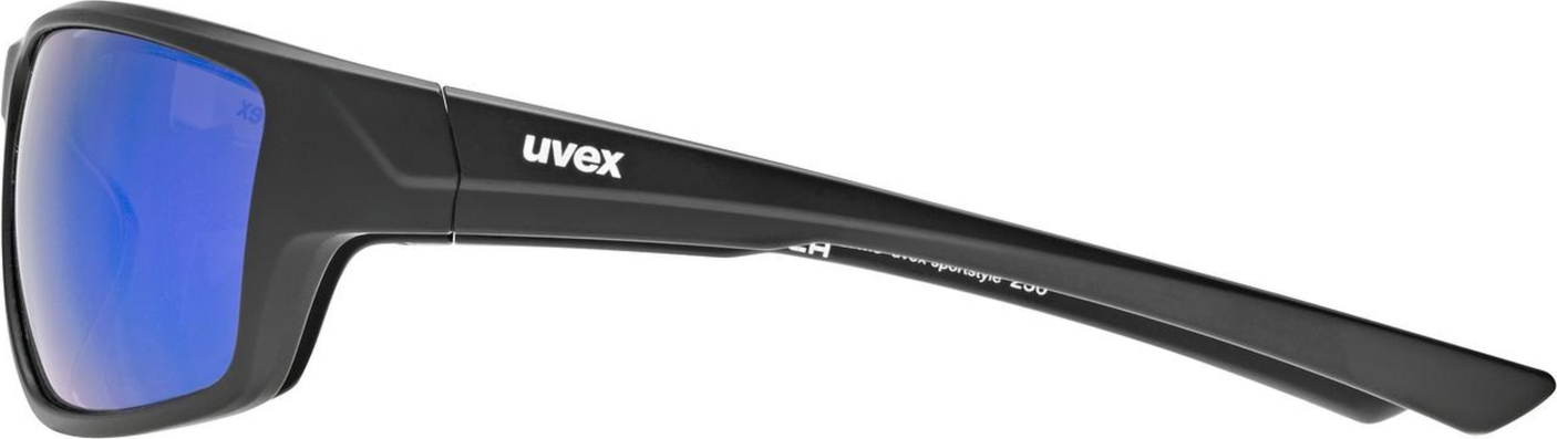 uvex Sportstyle 230 fietsbril Zwart Mat / Mirror Green