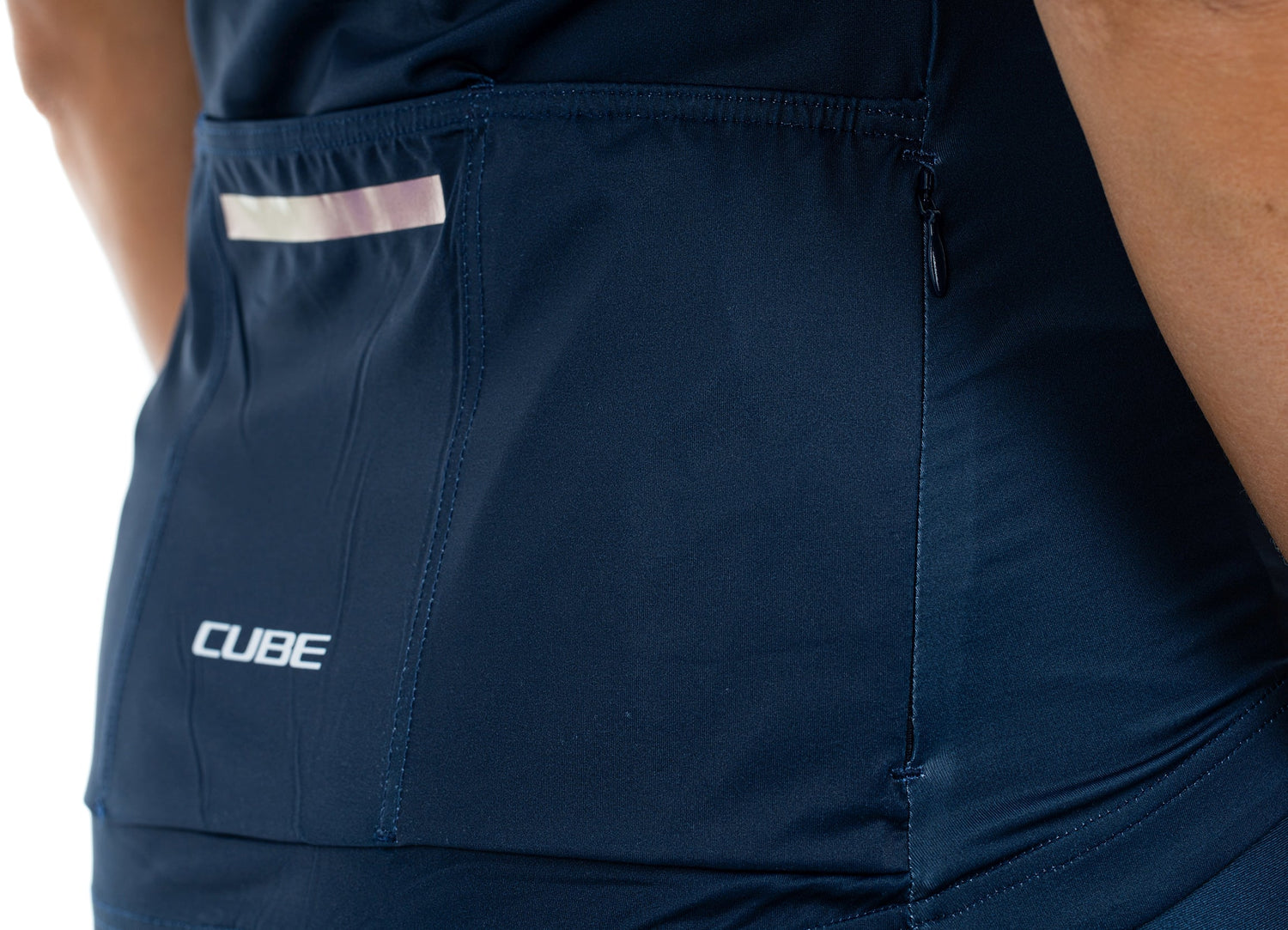 CUBE TEAMLINE WS korte mouwen jersey blue´n´mint