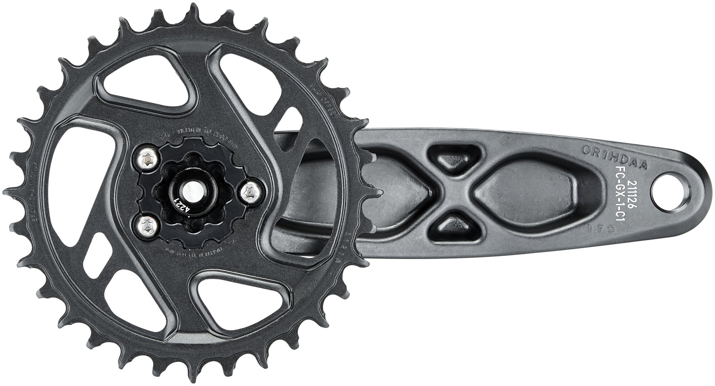 SRAM GX Eagle Boost DUB crankstel 12-speed 32 tanden DM grijs