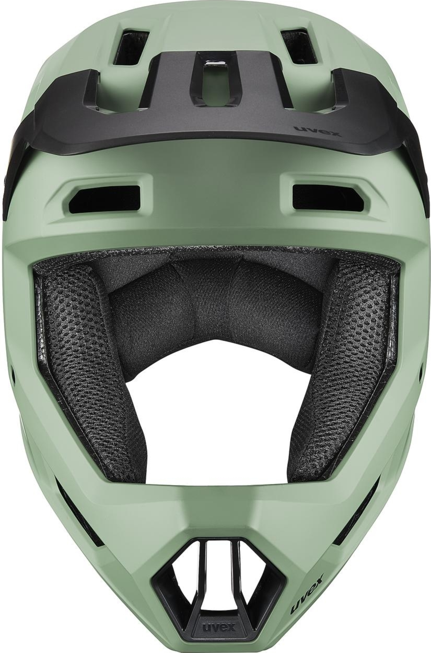uvex Ravage Fullface Helm Mosgroen-Zwart Mat