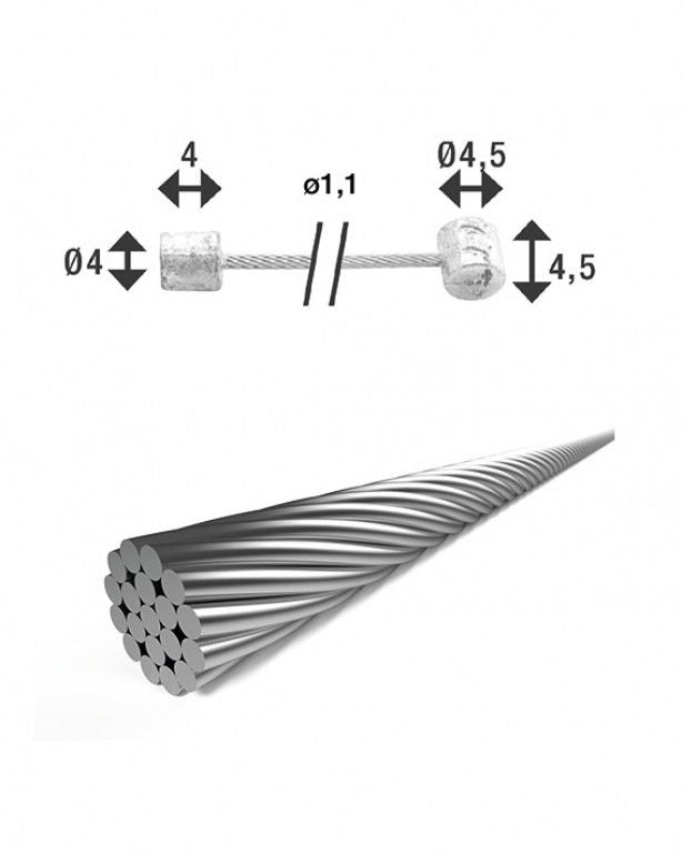 XLC SH-X18 Schakel binnenkabel Ø1,25mm 2250mm