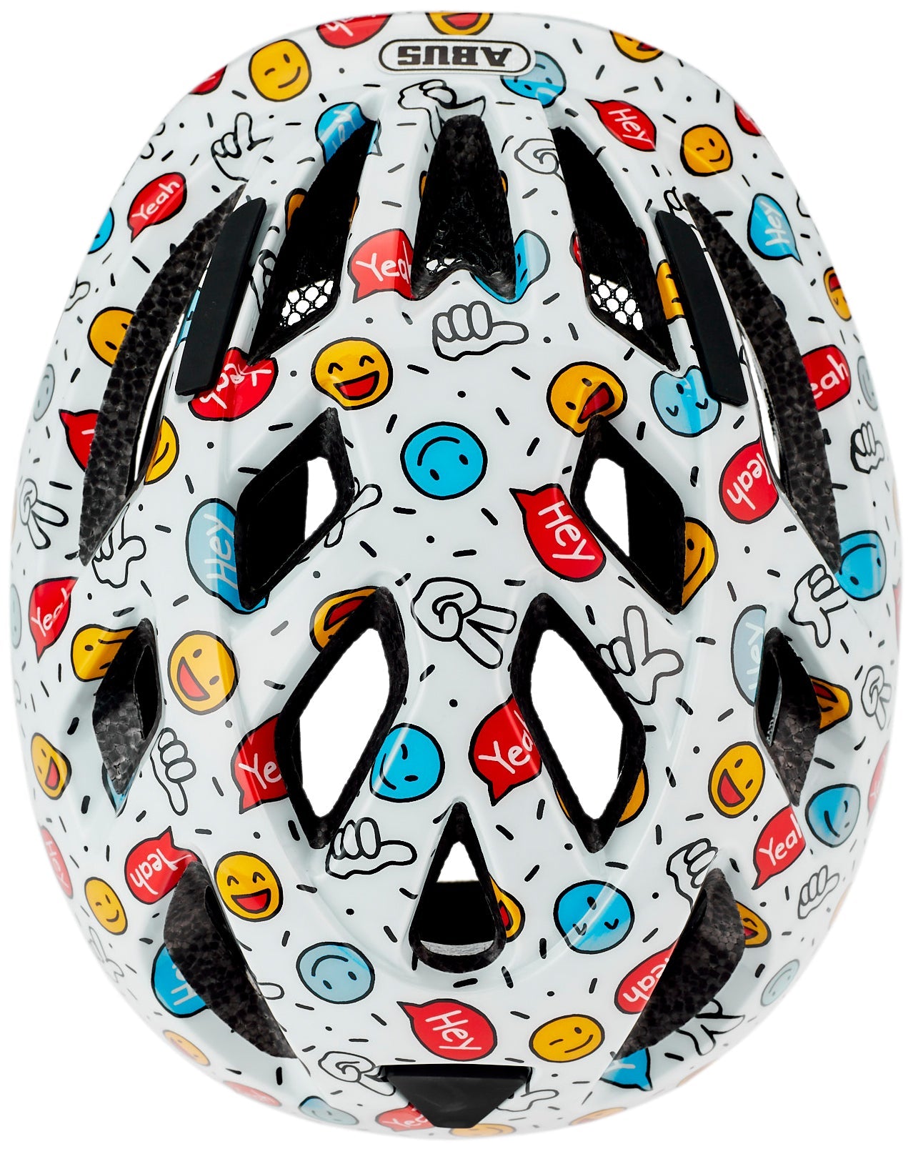 ABUS Smooty 2.0 Helm Kids wit smiley