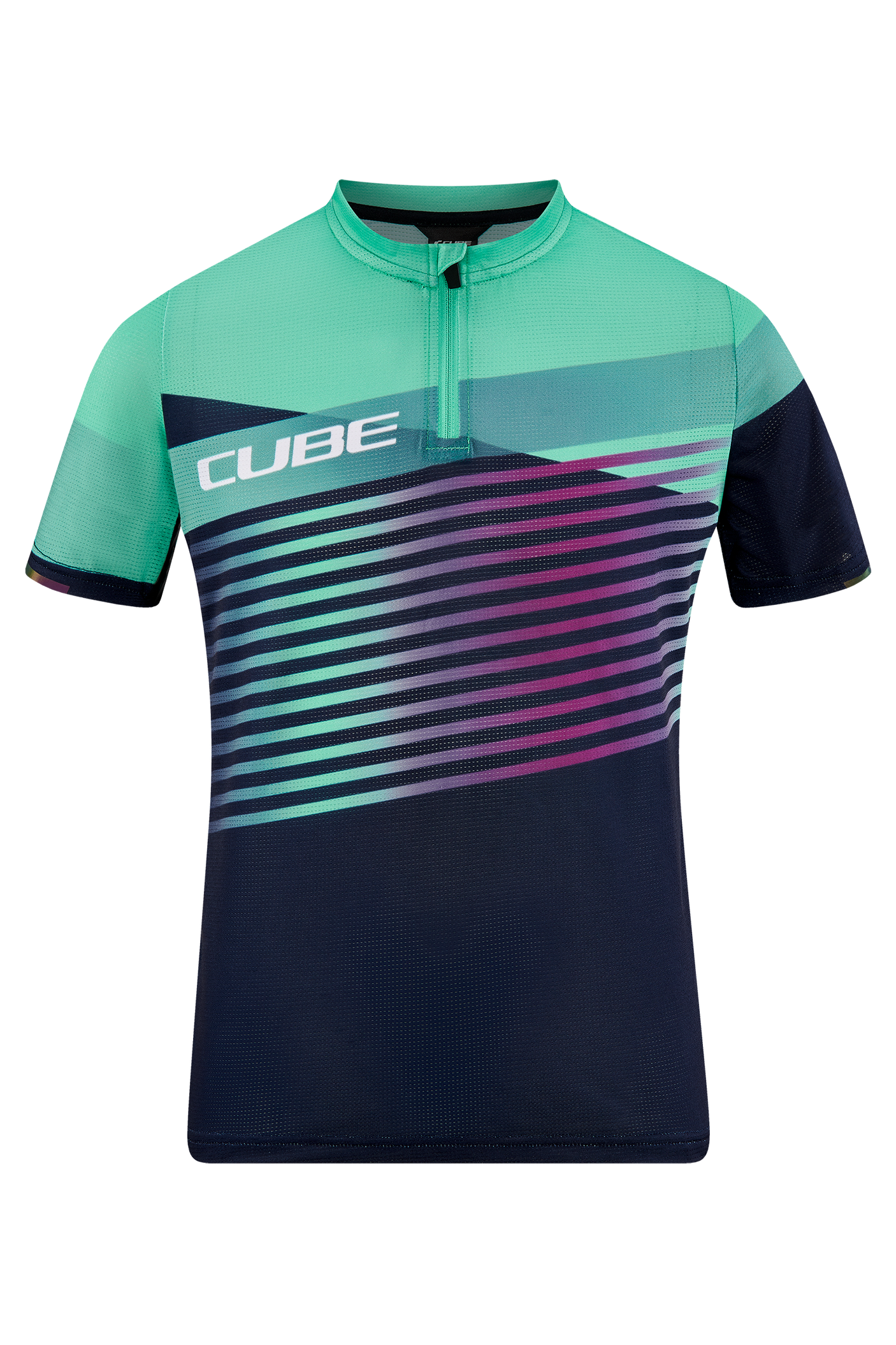 CUBE TEAMLINE Trui ROOKIE korte mouw blue´n´mint