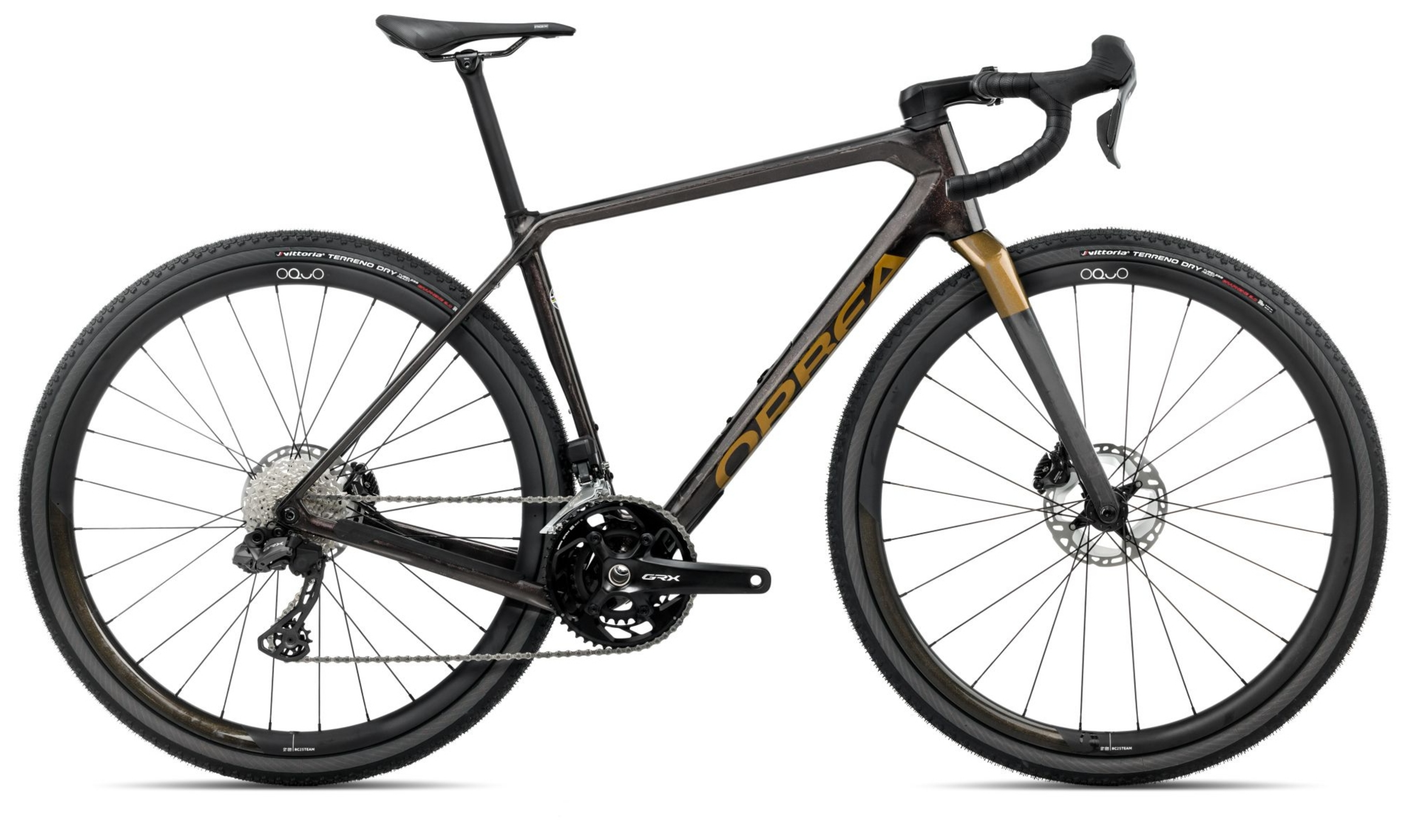 Orbea TERRA M20iTEAM Cosmic Carbon View - Metallic Olijfgroen (Glans)