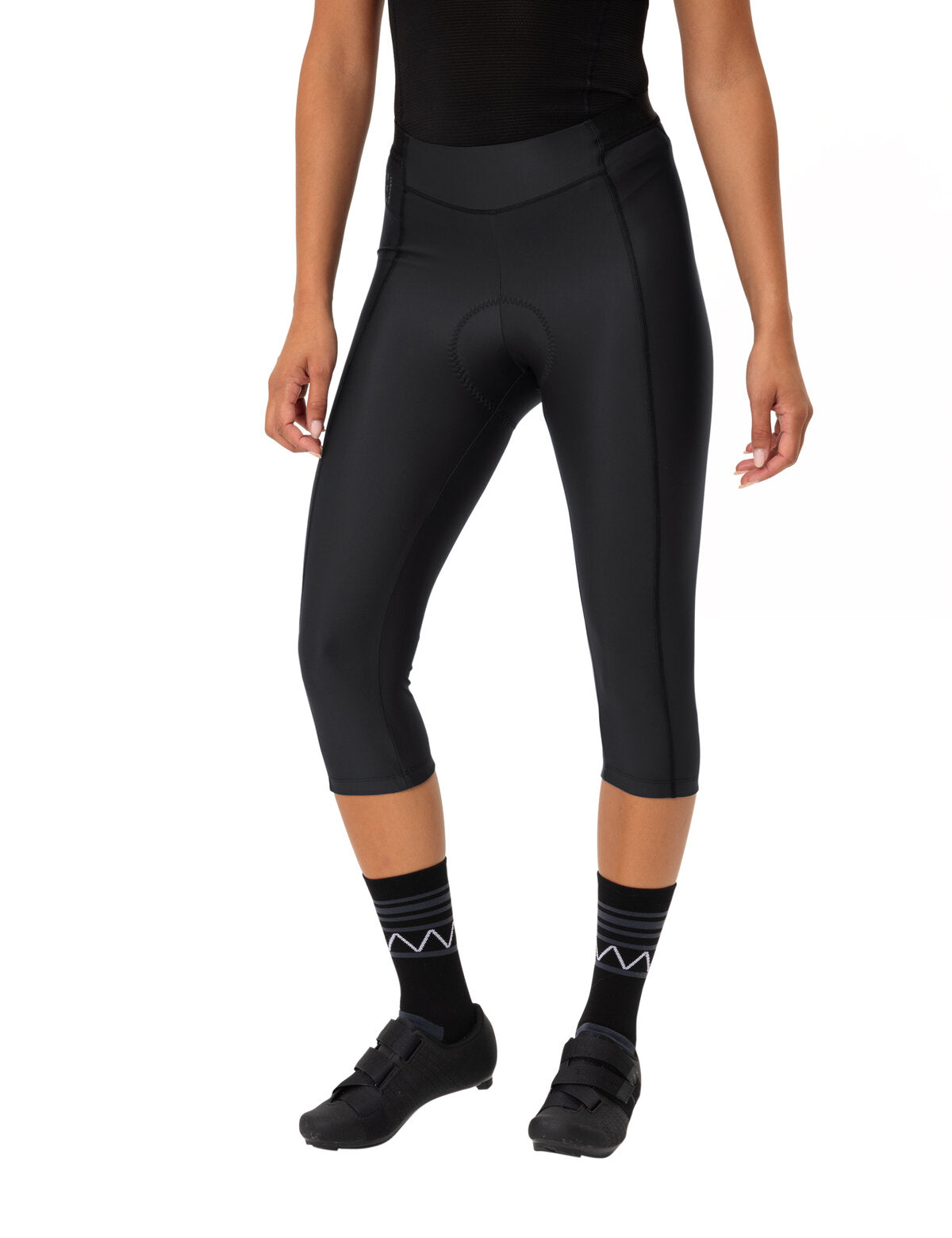 VAUDE Posta 3/4 Tights Dames zwart