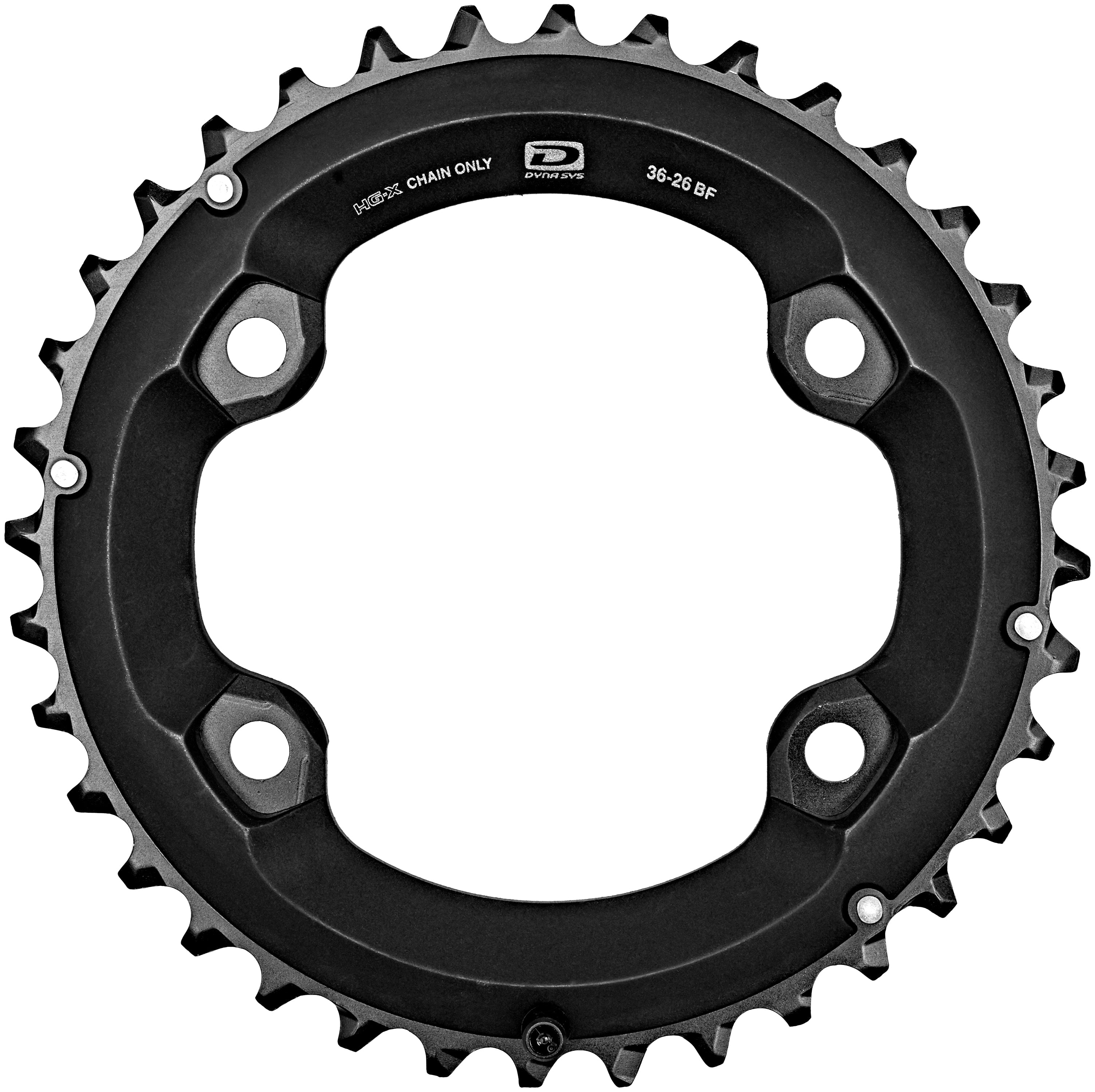 Shimano Deore FC-M6000-2 kettingblad 10-speed BF zwart