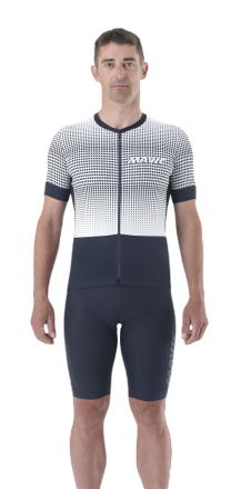 Mavic Aksium Graphic Jersey M Strepen / Diepblauw