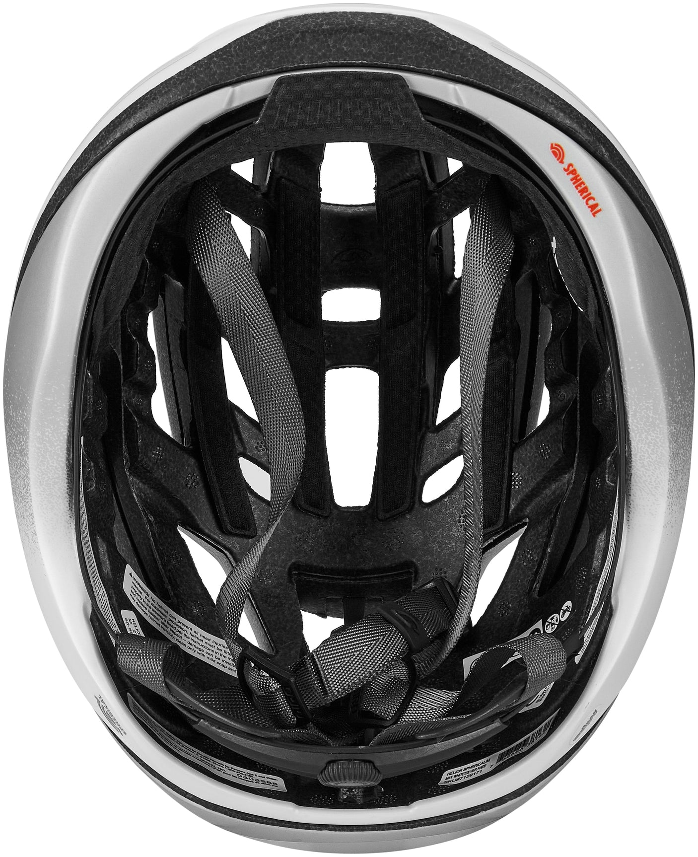 Giro Helios Spherical Helm mat wit/zilver vervaging