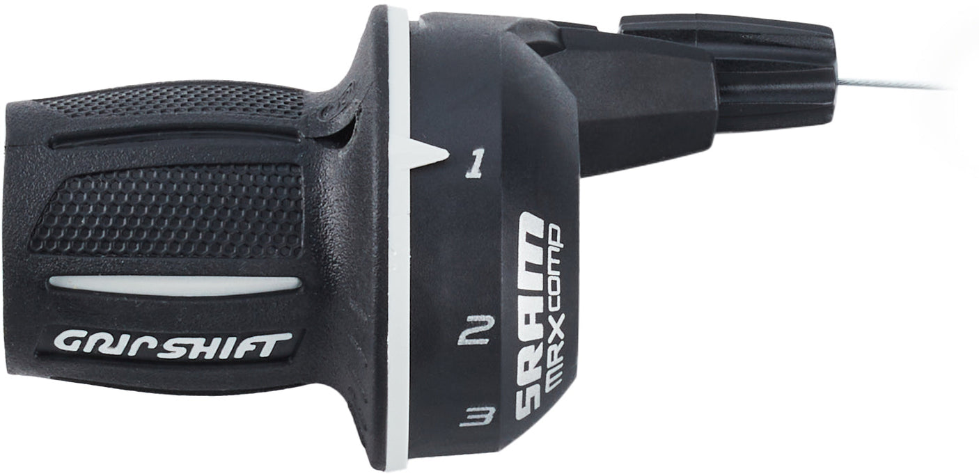 SRAM MRX Comp grip shifter 3-speed front black