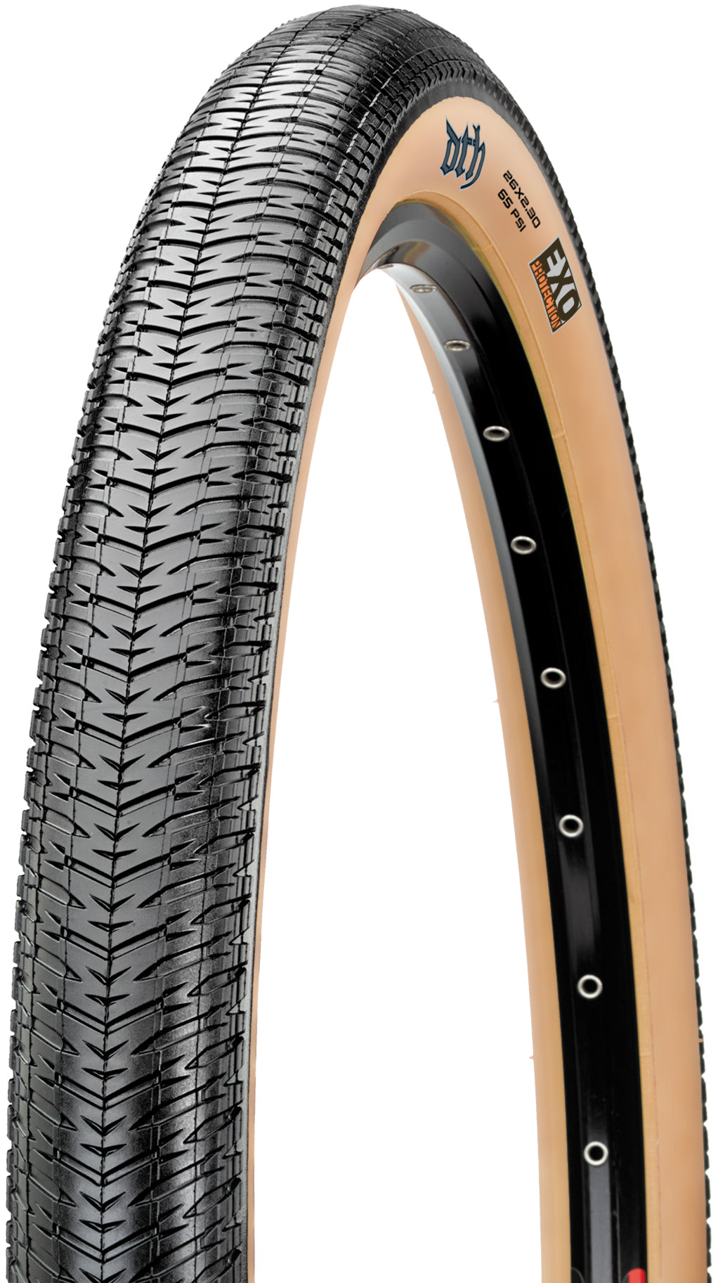 Maxxis DTH Vouwband 26x2.15" MaxxPro EXO Tanwall black/light brown