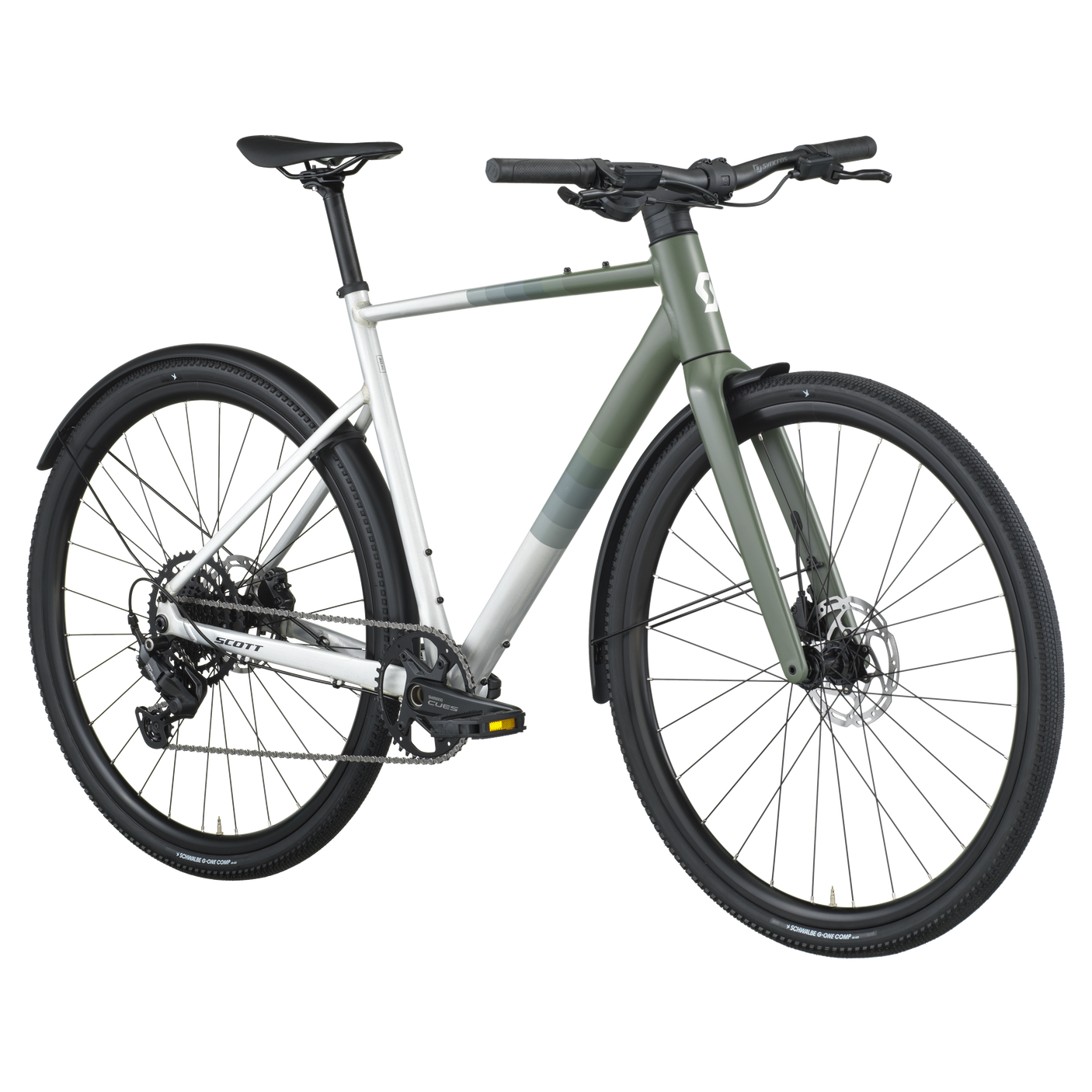 Scott Metrix 30 EQ aluminium zilver/wenge groen