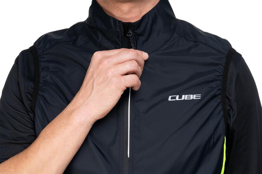 Cube Windvest CMPT black´n´yellow
