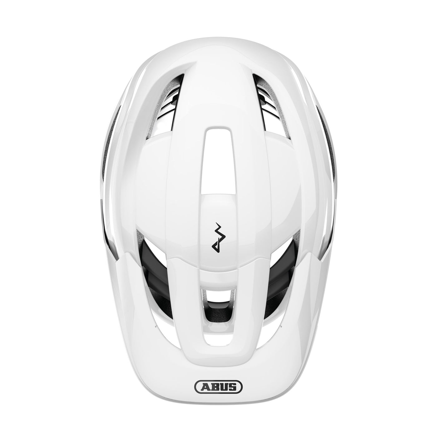 Abus Mountainbike Helm CliffHanger MIPS glanzend wit