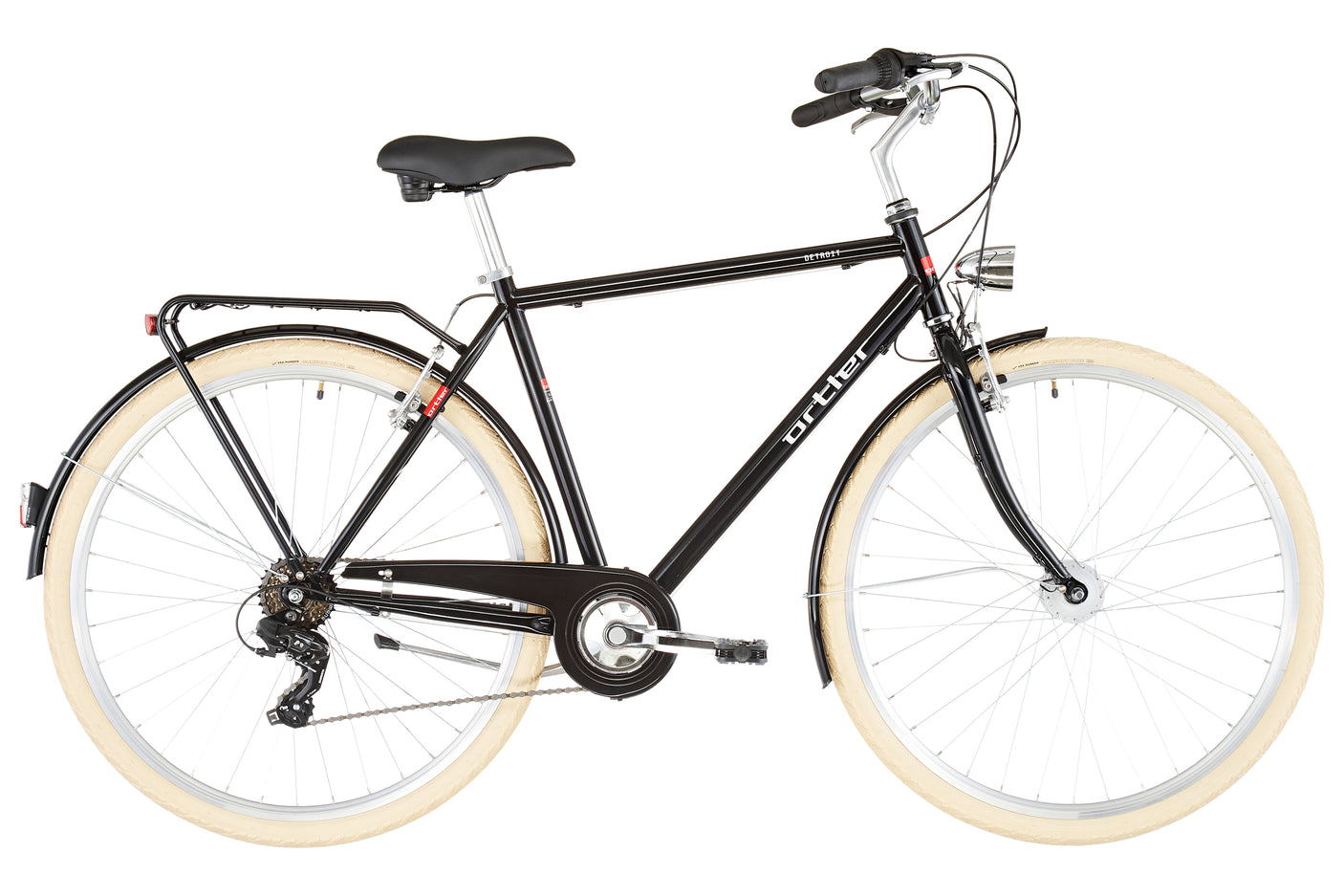 Ortler Detroit EQ 6-speed zwart