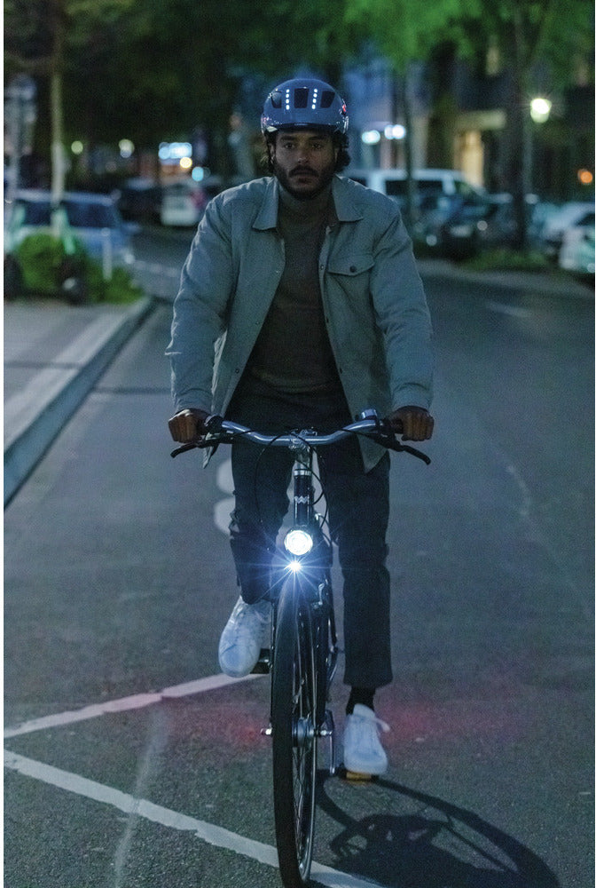 ABUS Hyban 2.0 LED Helm zwart