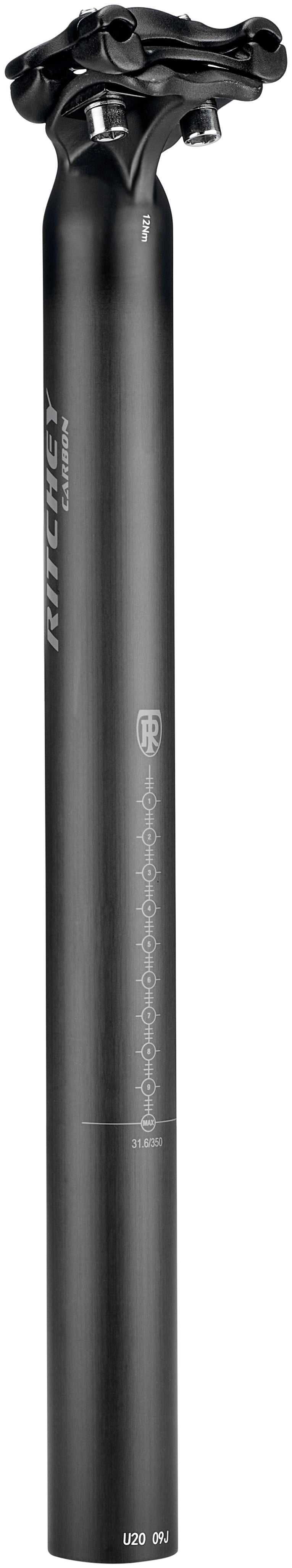Ritchey Comp Carbon zadelpen 2-gaats Ø31,6mm zwart