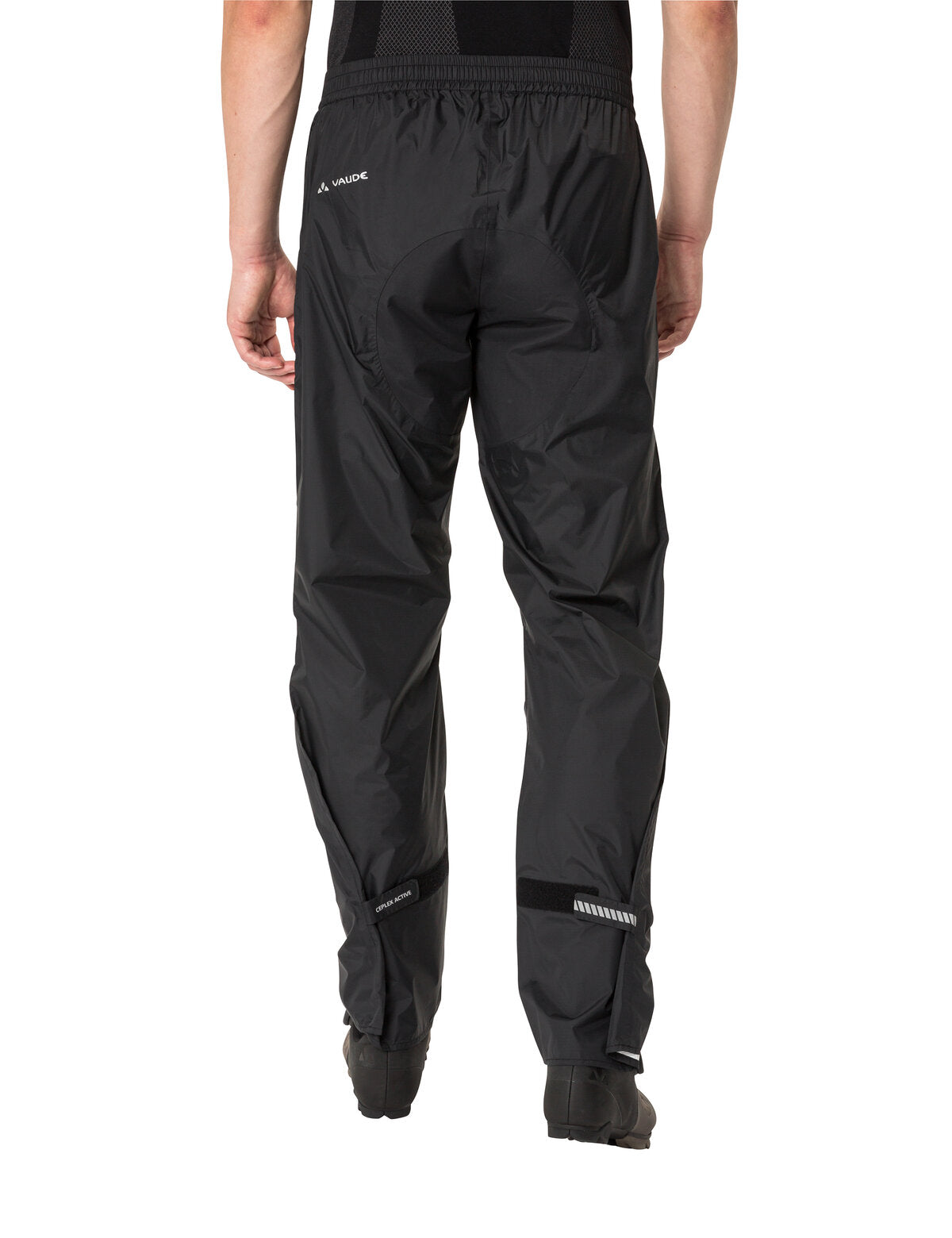 VAUDE Drop Pants II Heren zwart/zwart