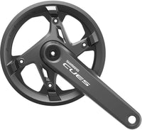 Shimano Cues FC-U6000-1 crankstel 9/10/11-speed 40T met kettingbeschermer – aktuelle Variante