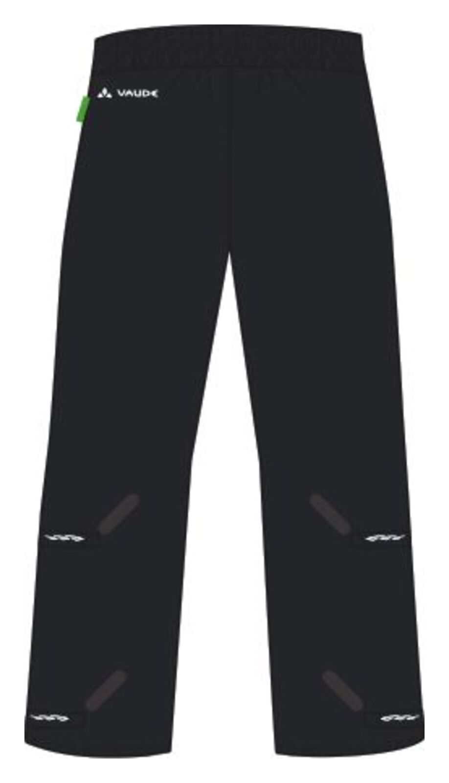 VAUDE Fluid II Full-Zip broek heren zwart