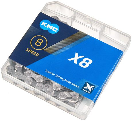 KMC X8 ketting 7/8-speed zilver/grijs