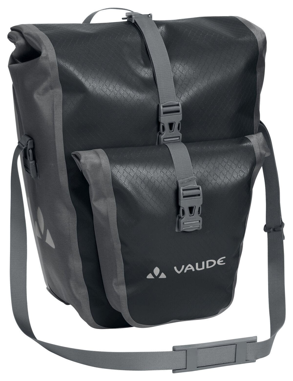 VAUDE Aqua Back Plus dubbele zadeltas zwart
