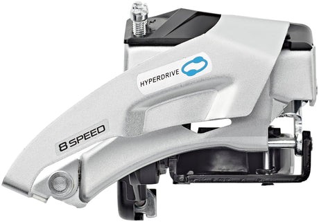 Shimano Altus FD-M315 Voorderailleur 2x7/8-speed Top Swing Klem Diep Dual-Pull zilver/zwart