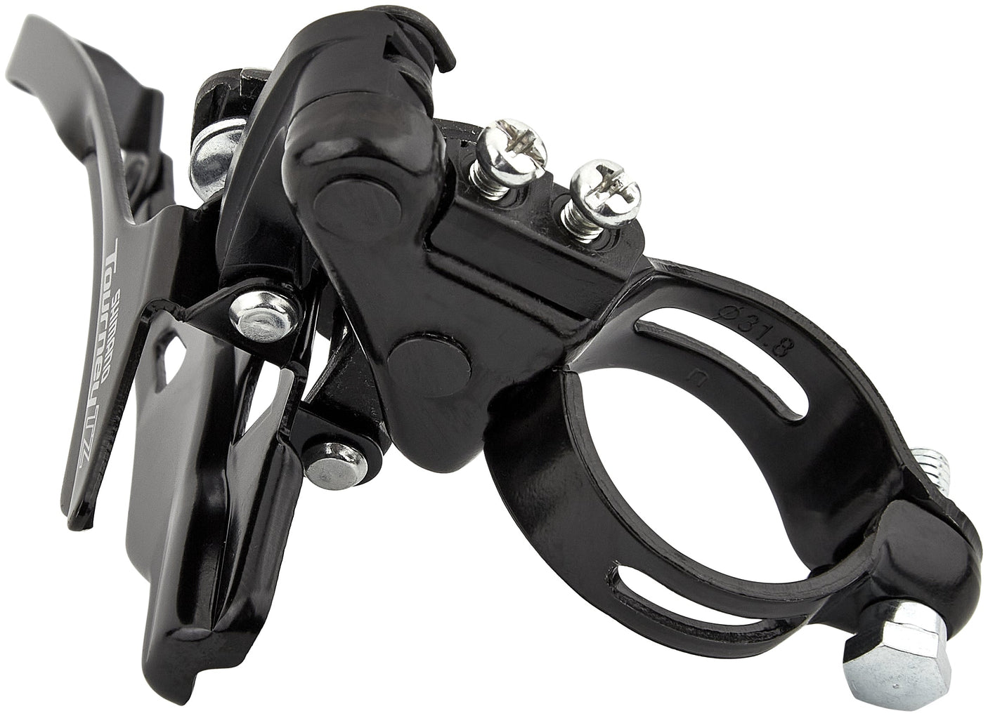 Shimano Tourney TZ FD-TZ500 Voorderailleur 3x6/7-speed Down Swing Klem diep zwart