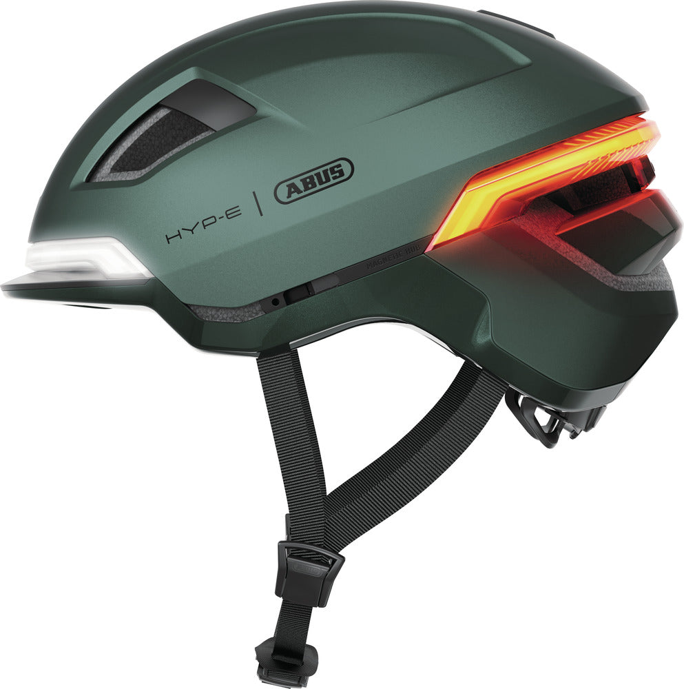 ABUS HYP-E Helm Urban jungle groen