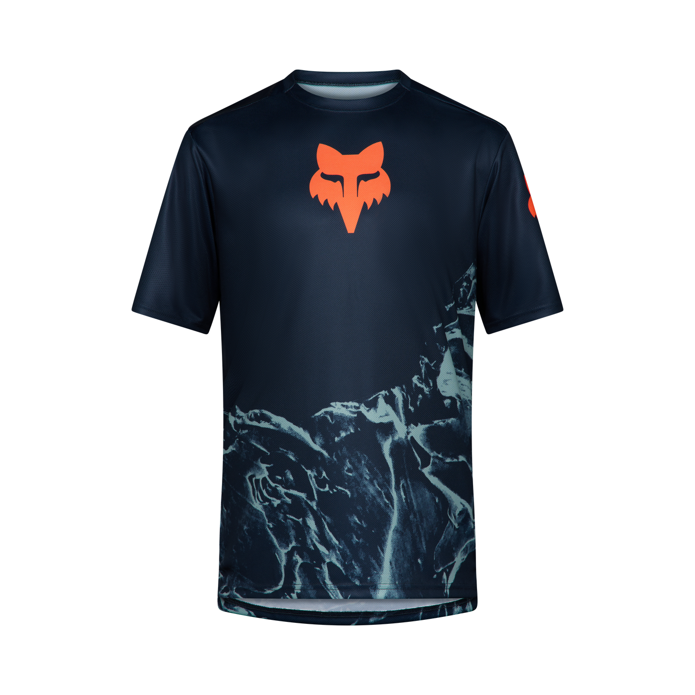 Fox Ranger SS Jersey Img Print Arctisch Blauw