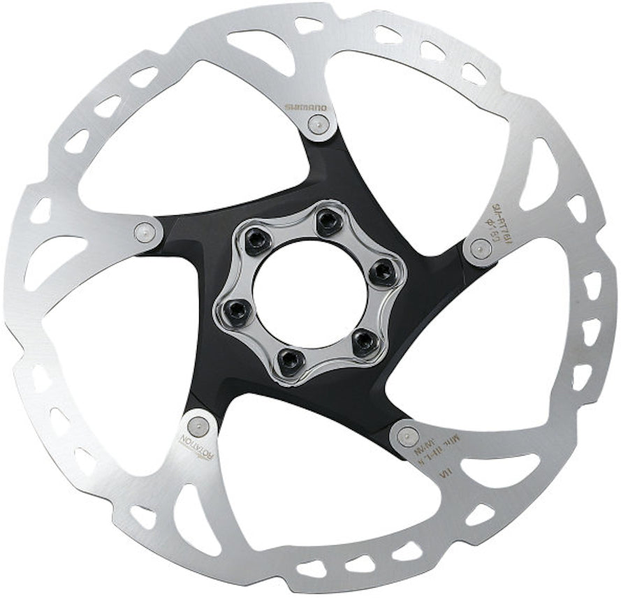 Shimano SM-RT76 remschijf 6-gaats metaal/resin