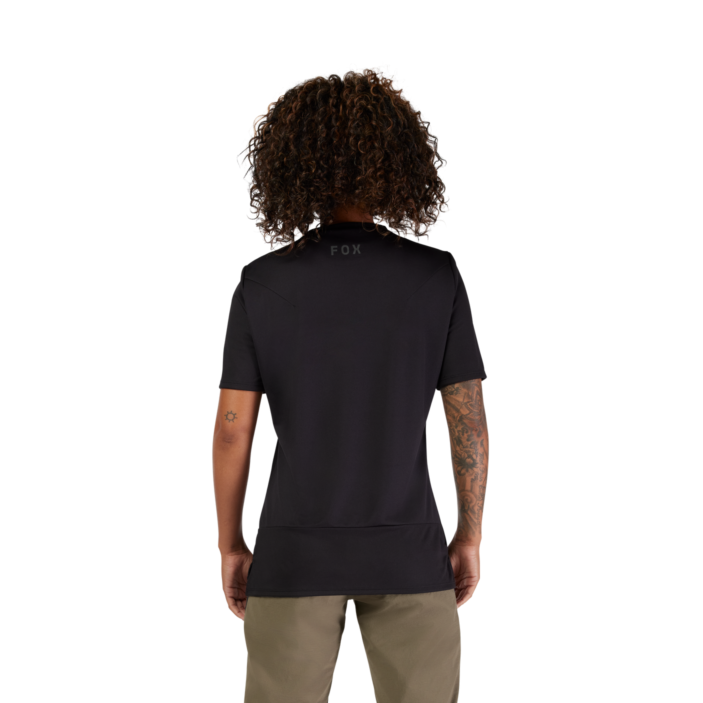 Fox W Ranger SS Jersey Hoofd Zwart