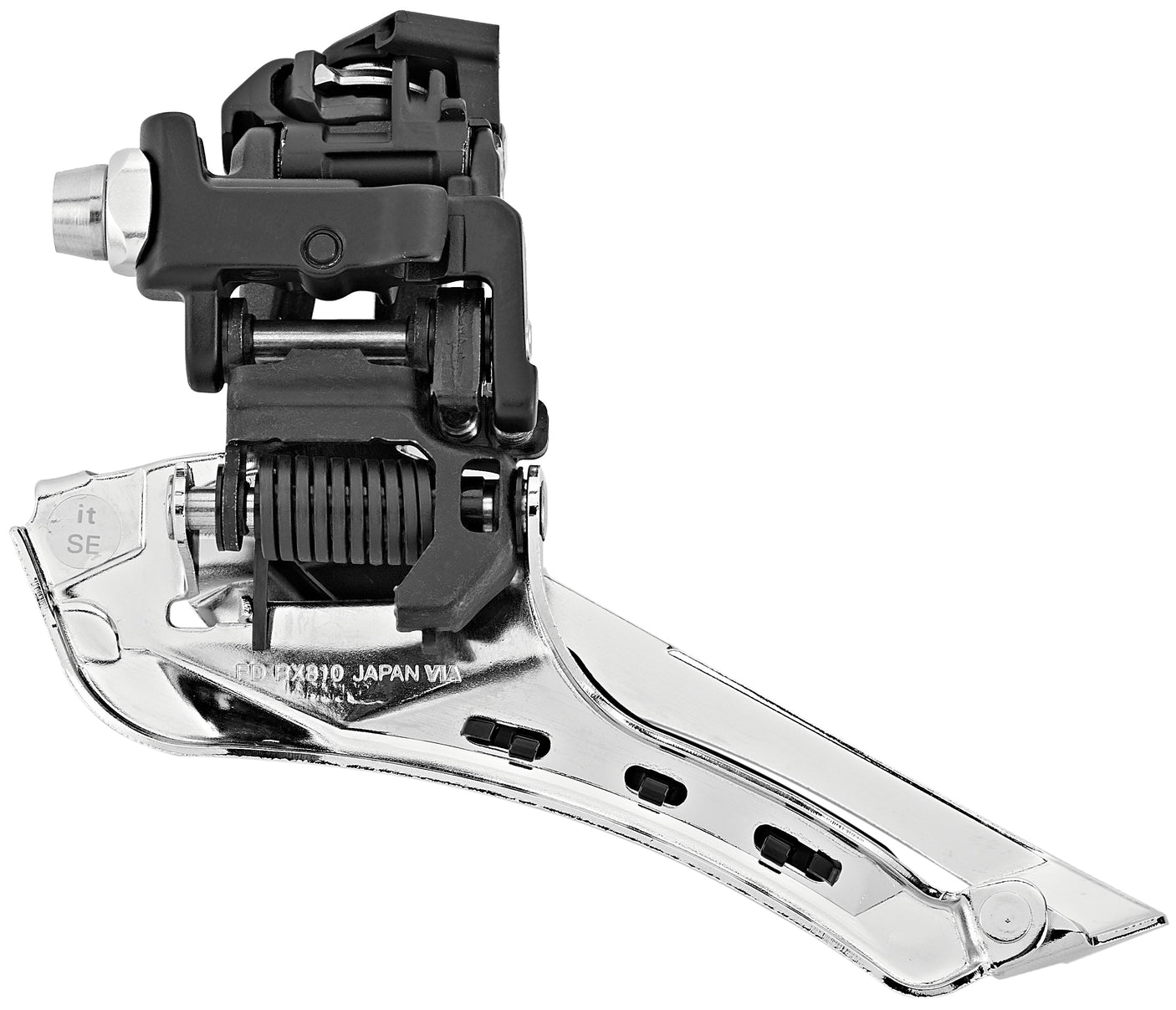 Shimano GRX FD-RX810 Voorderailleur 2x11 Aanlas zwart/zilver