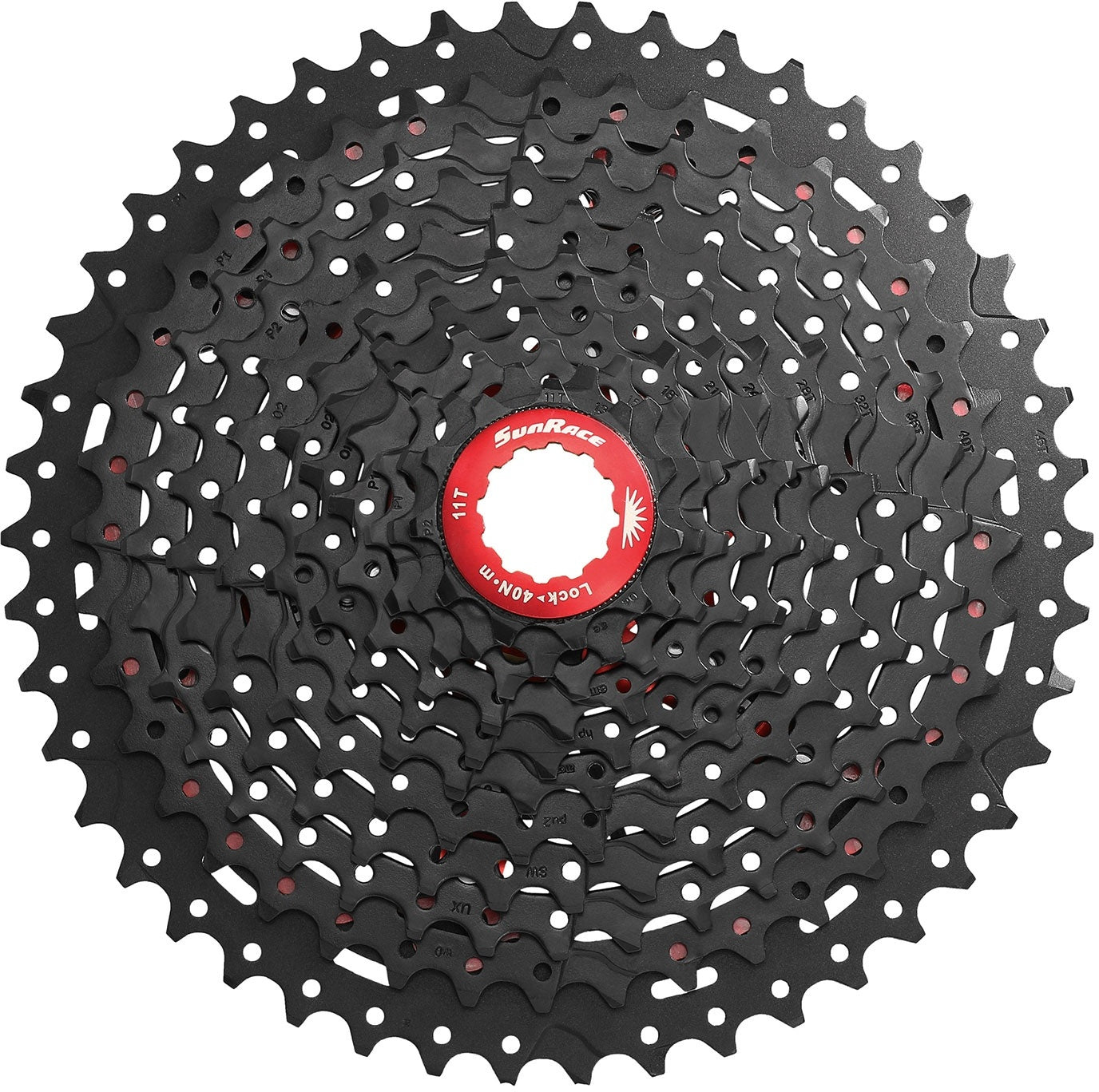 SunRace CSMX8 cassette 11-speed zwart
