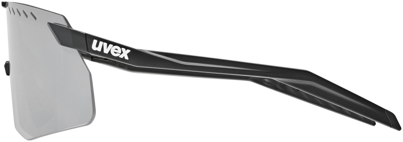uvex Pace Stage S fietsbril Zwart Mat / Spiegel Zilver
